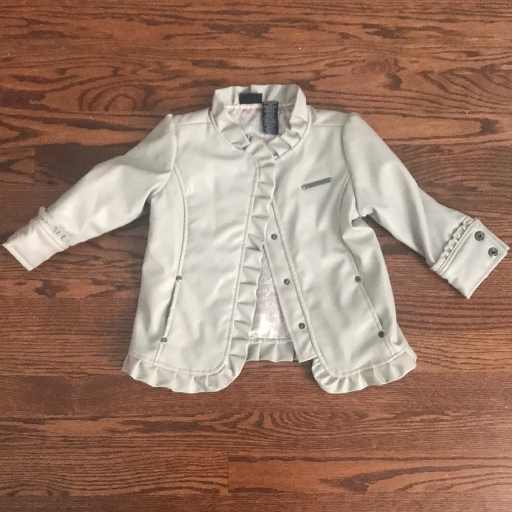 Calvin Klein faux leather jacket